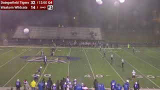 Waskom Football at Daingerfield 2022 [upl. by Mohammad]