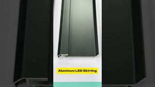 Different designs of aluminum skirting baseboards ledskirting ledprofile ledskirtingboard [upl. by Schafer361]