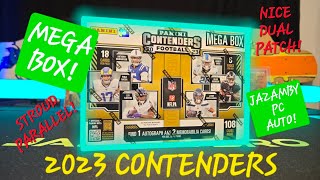 2023 PANINI CONTENDERS MEGA BOX RIP ACTUALLY NOT TOO BAD [upl. by Pierce437]