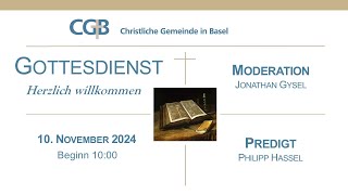 Familien Gottesdienst 10 November 2024 [upl. by Einnaej]