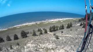 Paragliding in Holland Michigan [upl. by Llirrem]