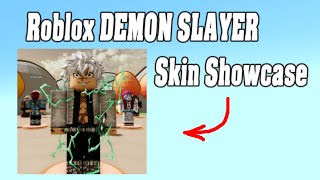 Ultimate Roblox DEMON SLAYER Skin Showcase [upl. by Kerns]