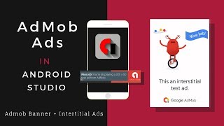 Create Admob Ads In Android Studio  Android App Development Tutorial [upl. by Royd]