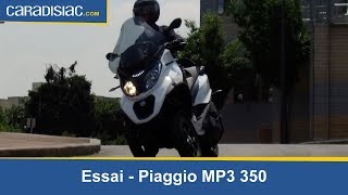 Essai  Piaggio MP3 350  la cylindrée idéale [upl. by Minda]