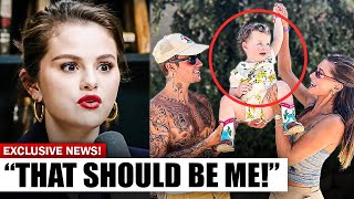 Why Selena Gomez is FURIOUS About Hailey and Justin’s Baby News [upl. by Anirod]