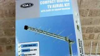 Megaboost Digital TV Freeview Aerial in Corsham Wilts UK [upl. by Sadella]