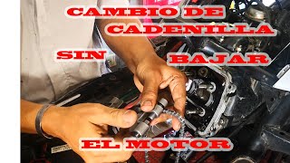 CAMBIO DE CADENILLA 👨🏻‍🔧MOTOS🏍️ ESCOOTER [upl. by Michon]