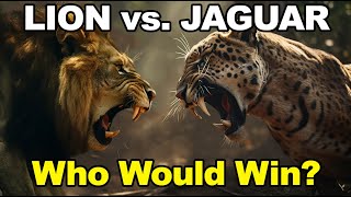 LION VS JAGUAR  Who Is The Real King [upl. by Naples635]