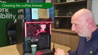 SmartQube Coffee Machine Cleaning Video [upl. by Hsirehc]