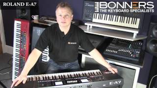 Roland EA7 Keyboard UK Demo Part 1 Overview amp Sounds [upl. by Seppala385]