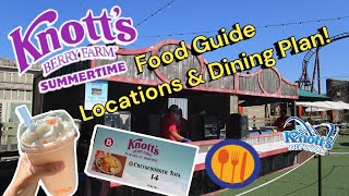 Knotts Berry Farm Summer Time Food Guide 2024 Locations amp Dinning Plan Full Tour [upl. by Lauri]