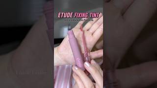 🎀Etude Fixing Tint 18 Cool Pink On Top🎀 Swatch TryOn amp Review [upl. by Nylyram]