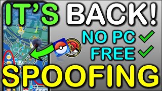 Pokemon GO Spoofer iOS  ITS BACK 🔥 Pokemon Go Spoofing NO VERIFICATION get it NOW [upl. by Imalda]