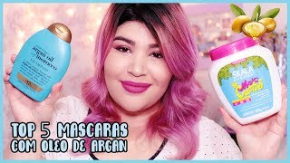 💎TOP 5 MÁSCARAS COM ÓLEO DE ÁRGAN NA FÓRMULA 💎 [upl. by Modesty]