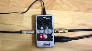 Gear Review ElectroHarmonix quotIron Lungquot Vocoder Pedal [upl. by Agate]