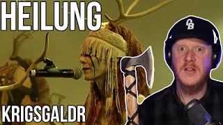 Heilung  Krigsgaldr REACTION  OFFICE BLOKE DAVE [upl. by Jaehne]