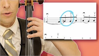 How to Play BACH ARIOSO BWV 156 on Cello [upl. by Josephine72]