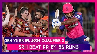 SRH vs RR IPL 2024 Qualifier 2 Stat Highlights Sunrisers Hyderabad To Face KKR In IPL Final [upl. by Mallon]