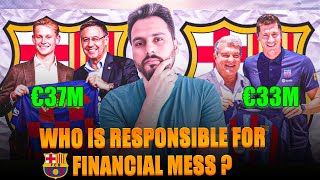 Who is Responsible for Fc Barcelona Financial Mess ❓️ Laporta or Bartomeu ❓️ EXPLAINED [upl. by Nej]