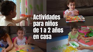 ACTIVIDADES PARA NIÑOS DE 1 A 2 AÑOS  DESARROLLO MOTRICIDAD FINA [upl. by Yehus212]