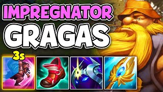 THIS GRAGAS BUILD NEVER LETS YOU MOVE IMPREGNATOR GRAGAS IS HILARIOUS [upl. by Milka569]