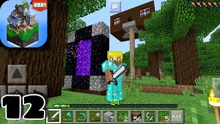 Mastercraft 2021 New Update Survival Mode Gameplay Walkthrough Part 12  Nether Portal [upl. by Micky]