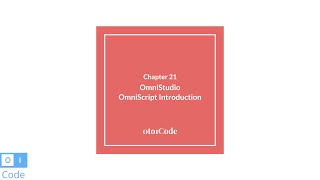 OmniStudio OmniScript Introduction 21  0to1Code [upl. by Sofer]