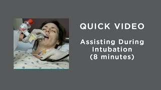 Assisting During Intubation [upl. by Irmgard197]