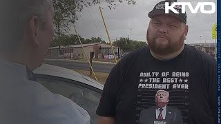 Trump Tshirt Controversy Interview with man who was confronted by an election official [upl. by Anitram495]