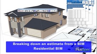 Estimating and Quantity Take Offs from BIM Models in PlusSpec for SketchUp [upl. by Barny]