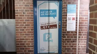 Haushahn Aufzug vom Baujahr 1981 Mod durch fbaufzüge in einem Parkhaus in Bayreuth4K [upl. by Abil]