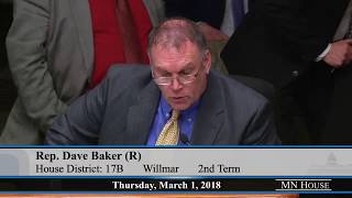 Rep Dave Baker presents opiate stewardship bill to House committee [upl. by Yspyg]