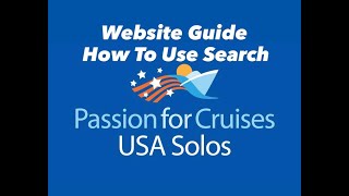 Passion For Cruises USA Website Guide amp How To Use Search [upl. by Werda]