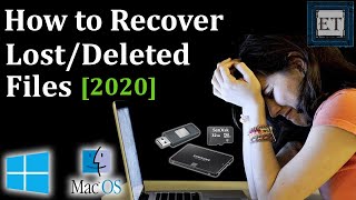 How To Recover Permanently Deleted Files in Windows 10  2020 [upl. by Arikihs46]