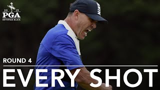 Brooks Koepka  Every Shot from the Final Round of the 2019 PGA Championship at Bethpage Black [upl. by Nerrawed]