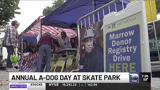 Annual ADog day at Burlington skatepark [upl. by Akimed]