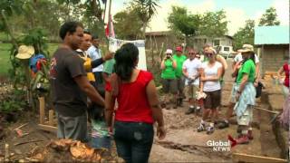 Canadian Volunteers Build a Home in Honduras Part 1  Global BC TV [upl. by Benita]