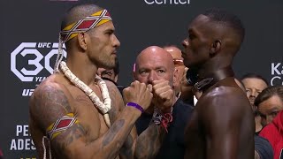 UFC 287 Ceremonial WeighIns Alex Pereira vs Israel Adesanya [upl. by Marline]