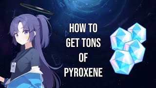 THE TWO BEST EASY amp QUICK METHODS FOR OBTAINING PYROXENE FOR NEW PLAYERS BLUE ARCHIVE [upl. by Hanson]