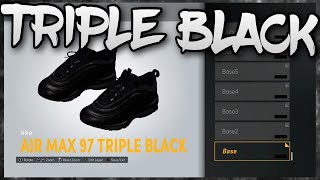 HOW TO MAKE Nike Air Max 97 quotTriple Blackquot IN NBA 2K22 NBA 2K22 Shoe Creator [upl. by Kovacev]