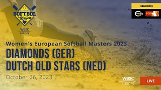 22 Womens European Softball Masters 2023 Diamonds GER VS Dutch Old Stars NED [upl. by Mot]