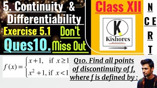 Exercise 51 Continuity And Differentiability class 12 Q10 [upl. by Caria123]