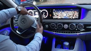 2017 Mercedes S Class  Park Itself S350 d AMG Long Review Drive Parking Assist [upl. by Hpesojnhoj]