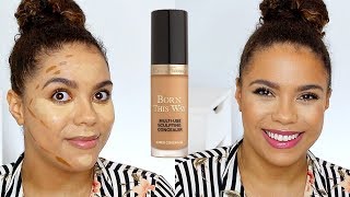 Too Faced Born this Way Concealer Review Swatches Demo [upl. by Cilla]