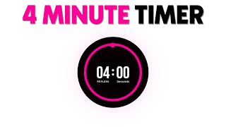 4 MINUTE TIMER  STUDY EXERCISE AND FOCUS [upl. by Koy544]