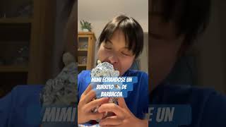 Burrito de Barbacoa burrito querico cortosyoutube [upl. by Notxap903]