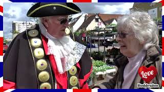 Hoddesdon Coronation Town Crier Kings Coronation Event 7th May 2023 [upl. by Nnor]