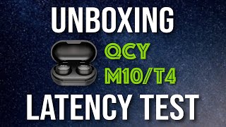 QCY M10T4 Unboxing amp Latency Test  Another GREAT Gaming Mode TWS [upl. by Clute]