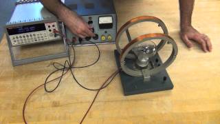 Using a Helmholtz coil and a compass [upl. by Novikoff]