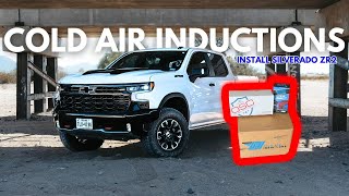 Cold Air Inductions Install Silverado ZR2 [upl. by Gwen]